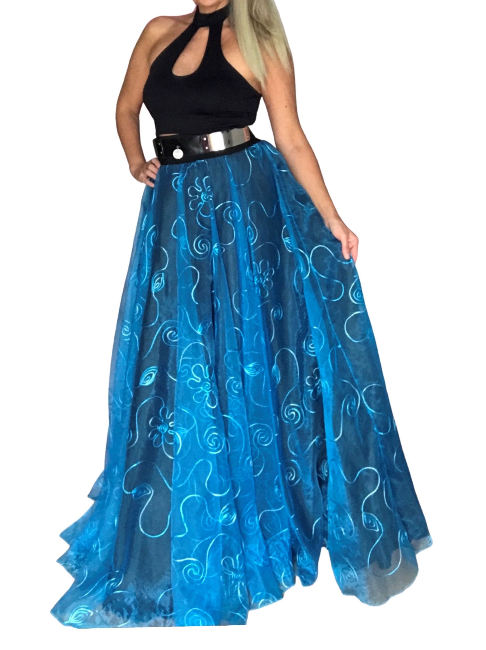 Dlouhá společenská sukně BOROS SK-L-ORG 03